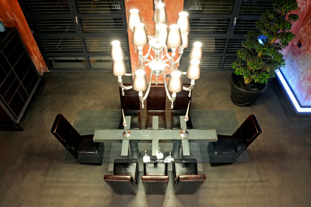 dining room industrial-comedor