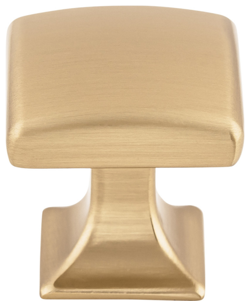 Top Knobs TK721HB Contour Knob 1 1/8 Inch Honey Bronze