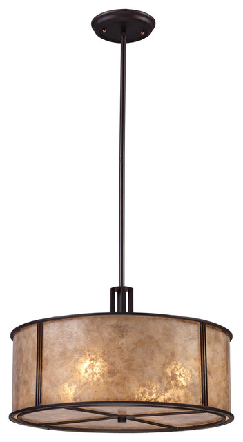 Aged Bronze Pendant Light 