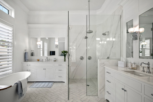 5 Big Takeaways From The 2021 U S Houzz Bathroom Trends Study - Master Bathroom Designs 2021