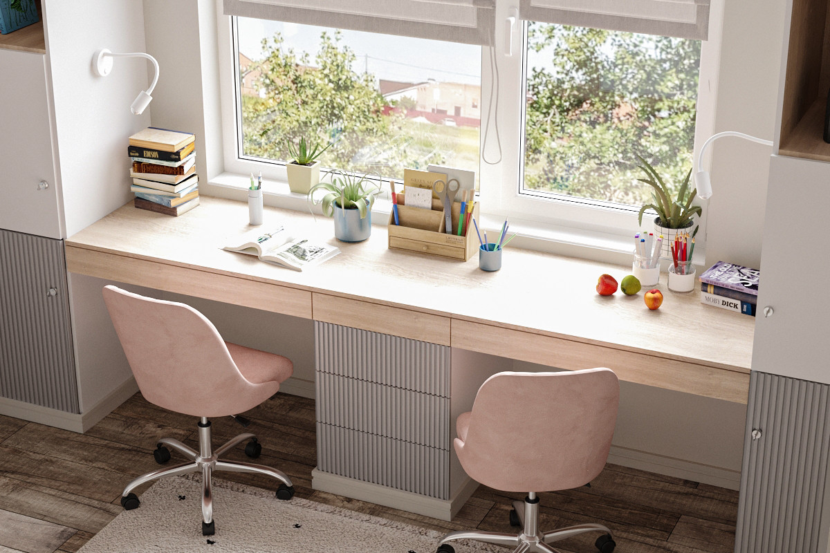 Современные оттенки серого и уютного дерева)