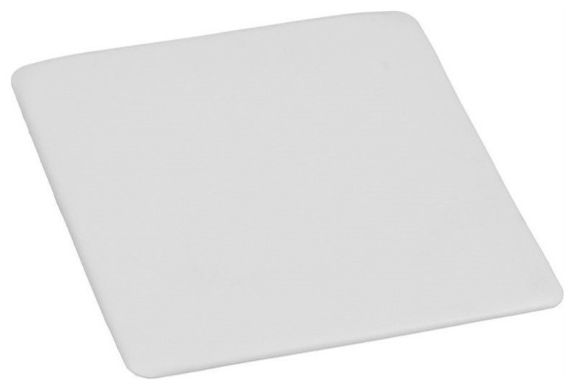 Bowery Hill Replacement Seat For Folding Chairs in White Contemporary