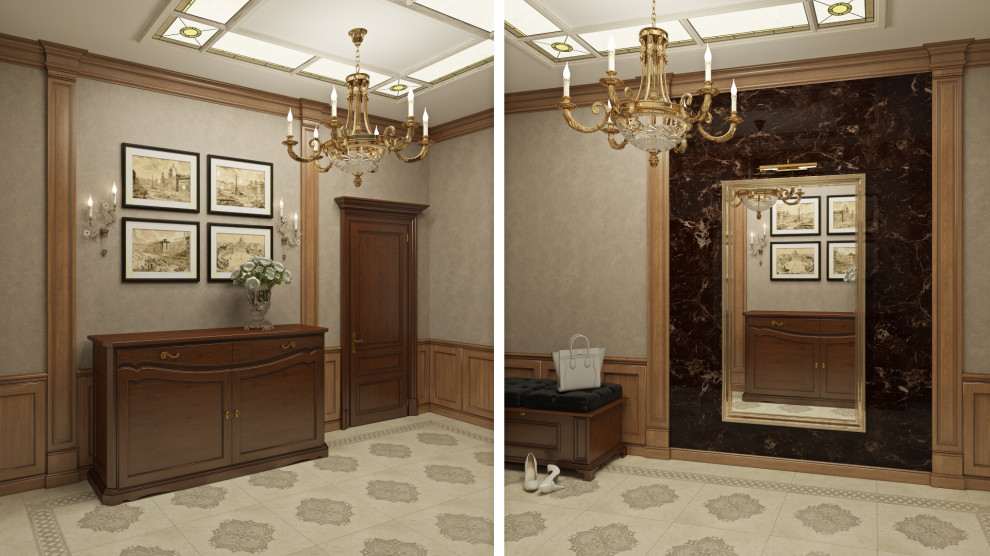 Холл в классическом стиле