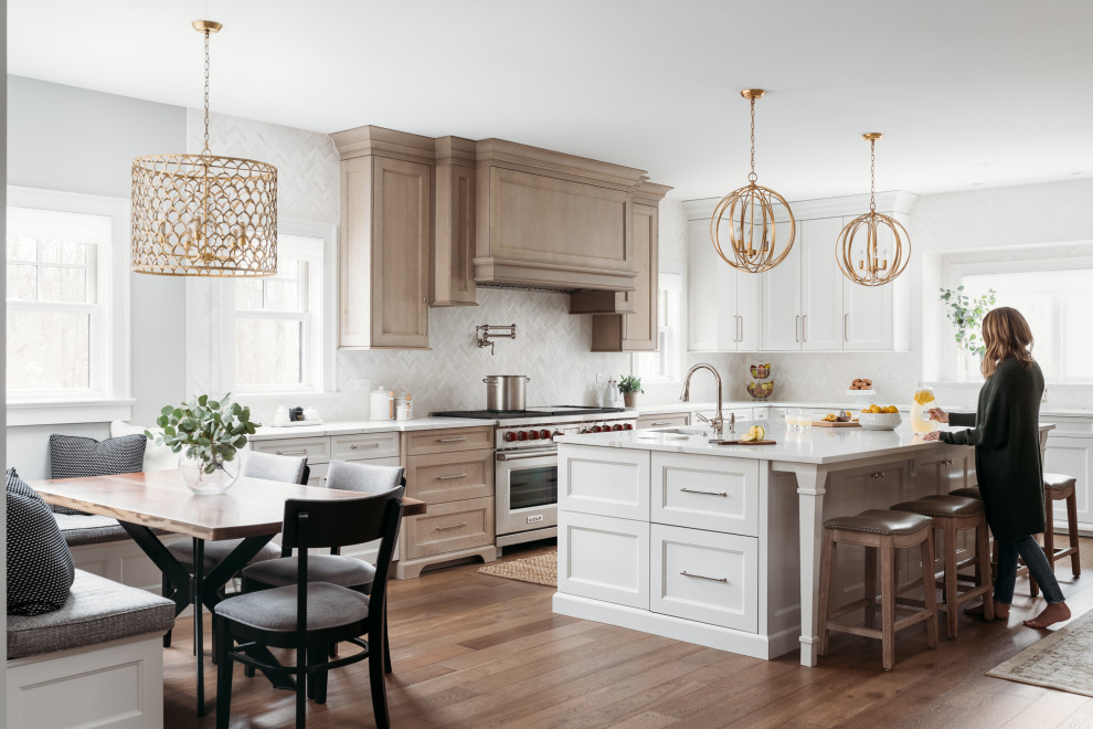 A Refined Reno + Addition - Traditional - Kitchen - Chicago - by Lauren ...