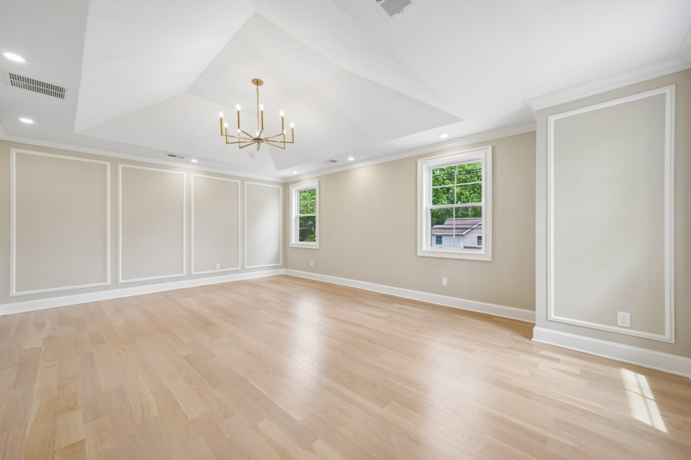 Bedroom Accent Wall & Tray Ceiling in Teaneck, NJ