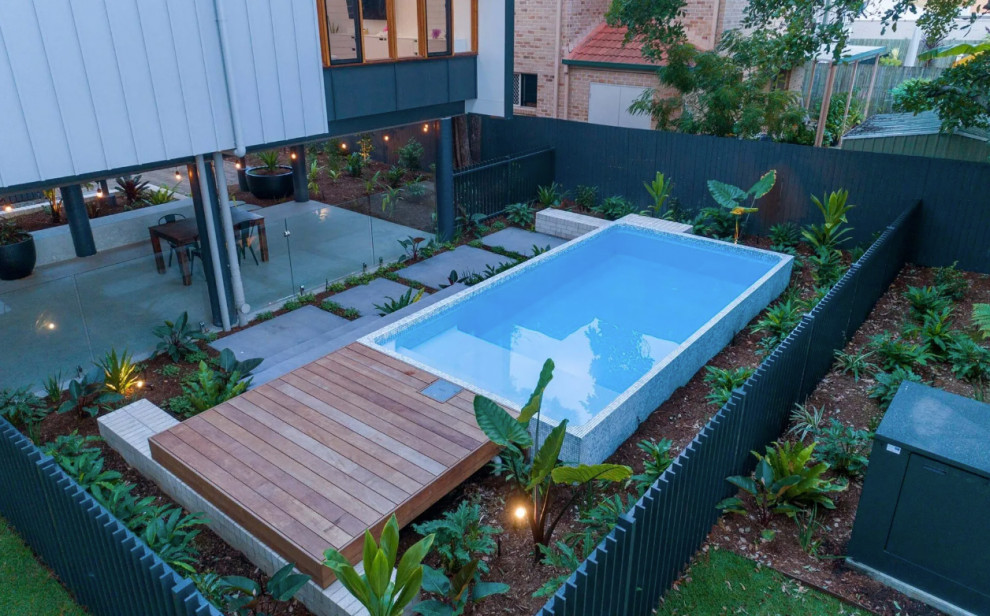 Pool - small industrial rectangular aboveground pool idea