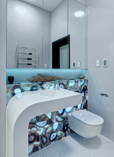 Solid Surface Bathroom moderne-badevaerelse