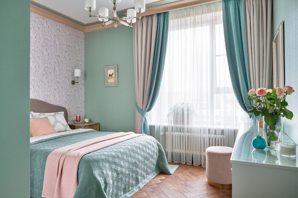 Двухкомнатная квартира с ярким дизайном 65 м2