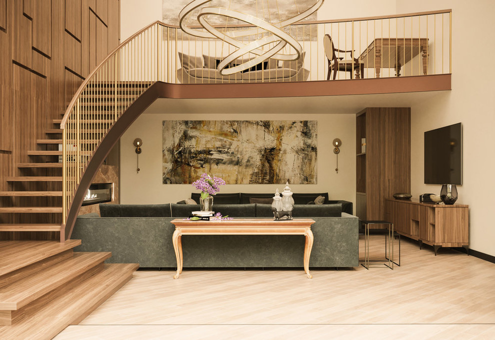 Дизайн проект двухуровневой квартиры