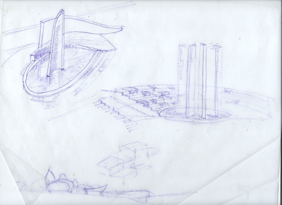 Размышление с карандашом - проекты общественных зданий