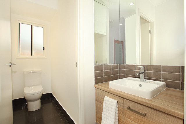 Independent Builders Network Peregian Display contemporary-powder-room