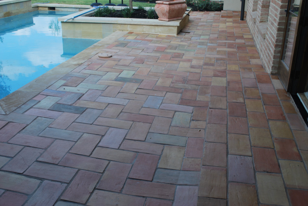 Pool - mediterranean pool idea in Austin