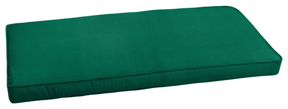Sunbrella Forest Green Outdoor Bench Cushion