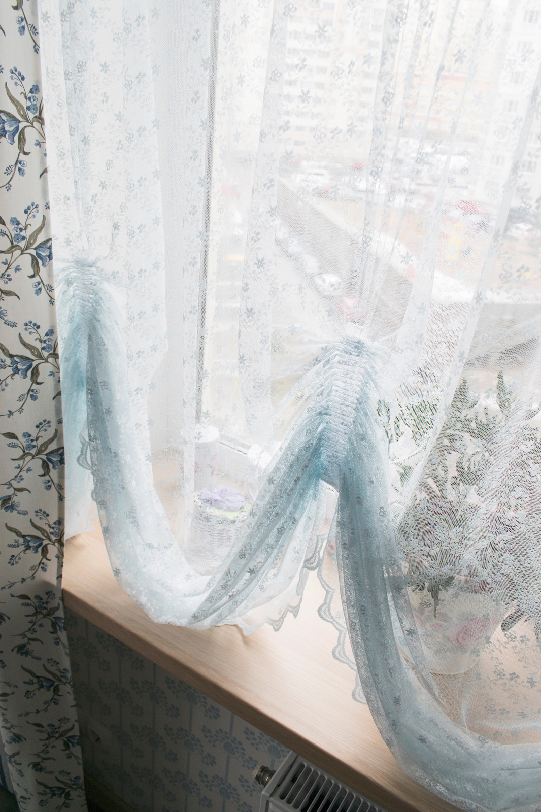 Шторы на кухне в стиле Прованс