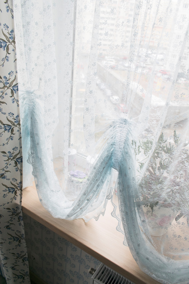 Шторы на кухне в стиле Прованс