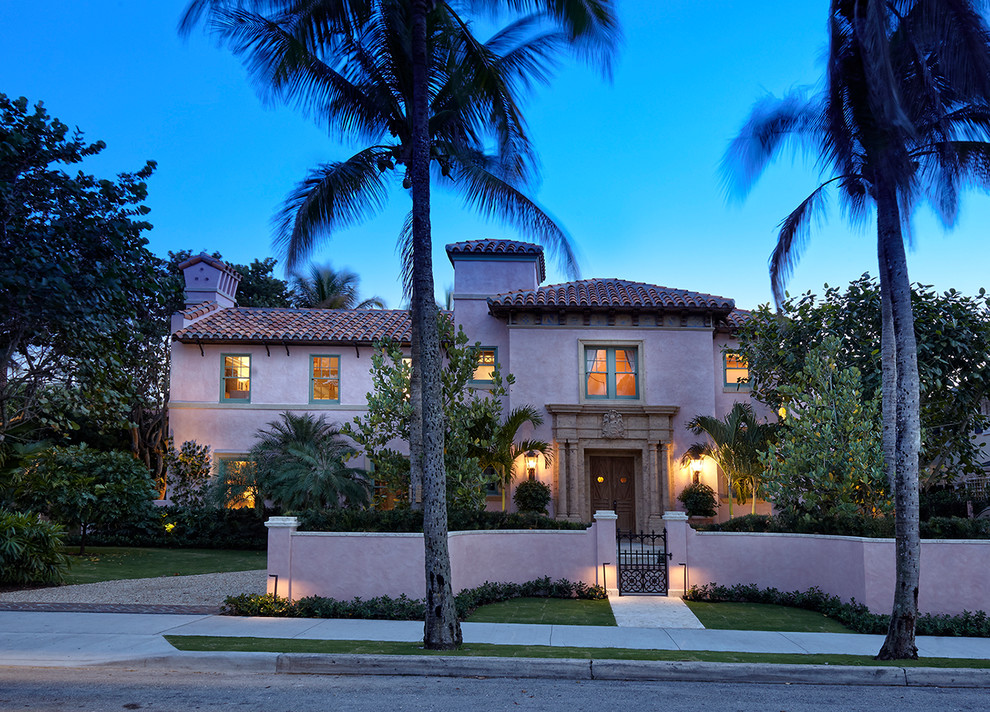 This is an example of a mediterranean exterior in Miami.