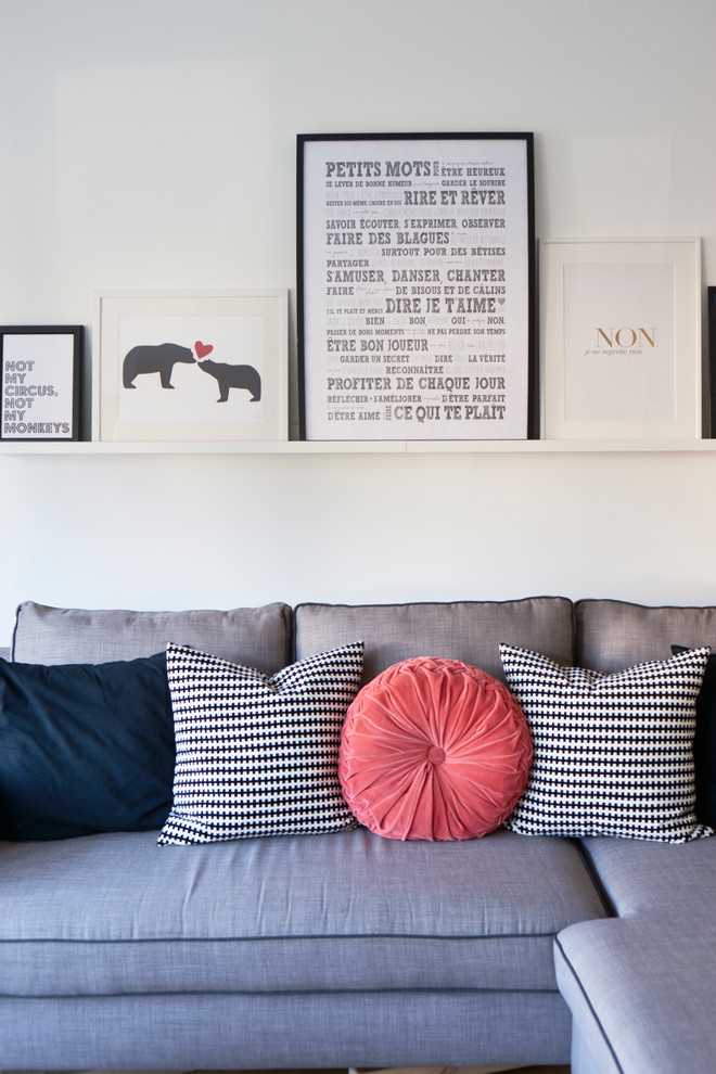 Enfield Full House Refurbishment Scandinavian Living Room