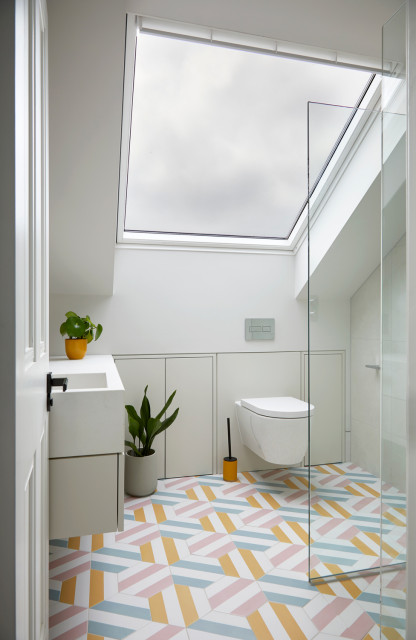 Victorian Renovation contemporary-bathroom