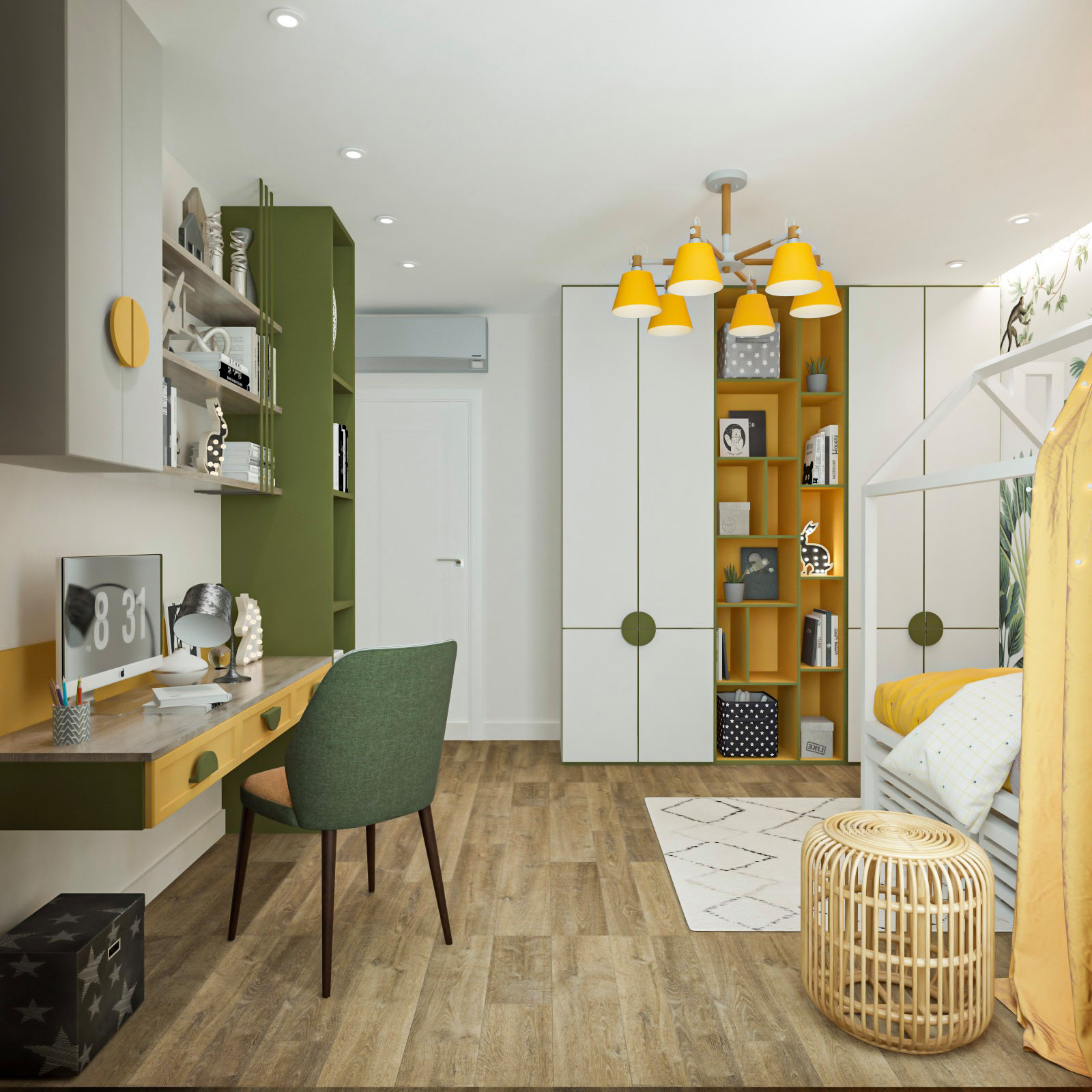 Дизайн-проект квартиры. 2022. Площадь 77,8 м.кв.