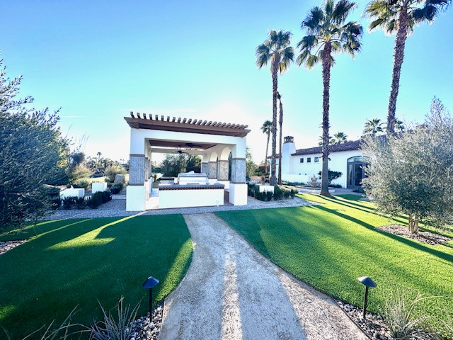 Custom Pergola and Masonry