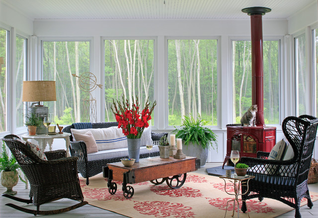 Traditional Porch clasico-porche