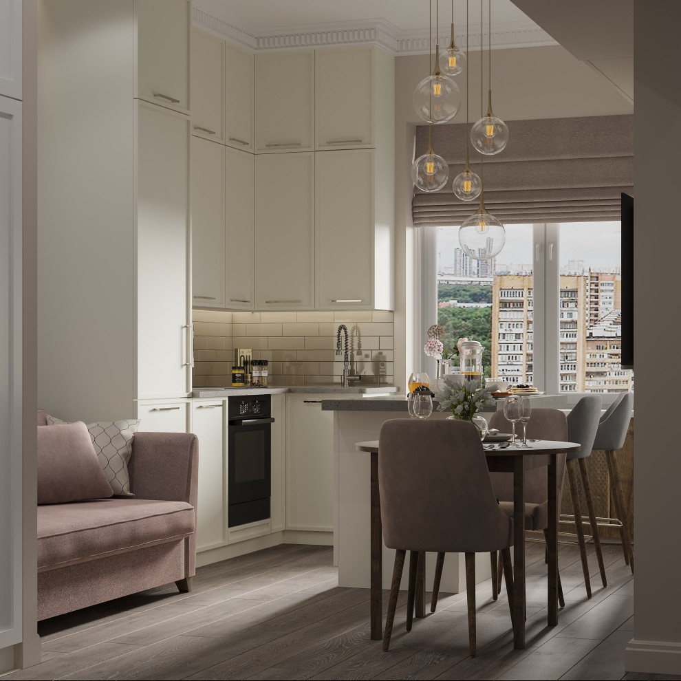 2-комнатная квартира для молодой пары на Ленинском проспекте. 70м2