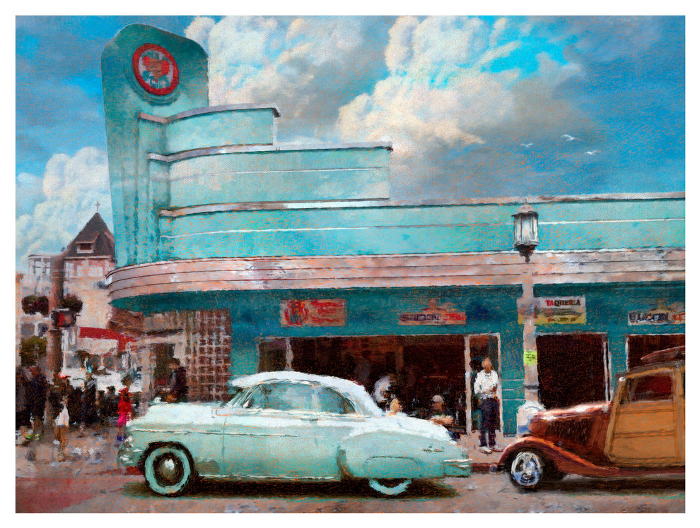 Lisa Sofia Robinson "Vintage Seaside" (Seaside, Oregon) Art Print, 9