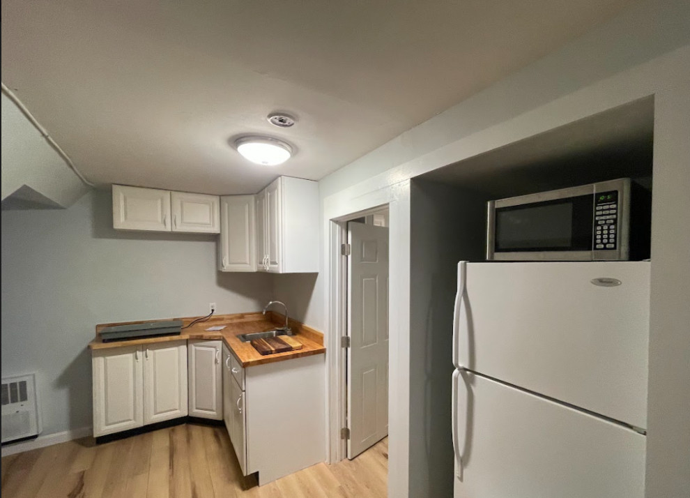 Grey Basement Remodel
