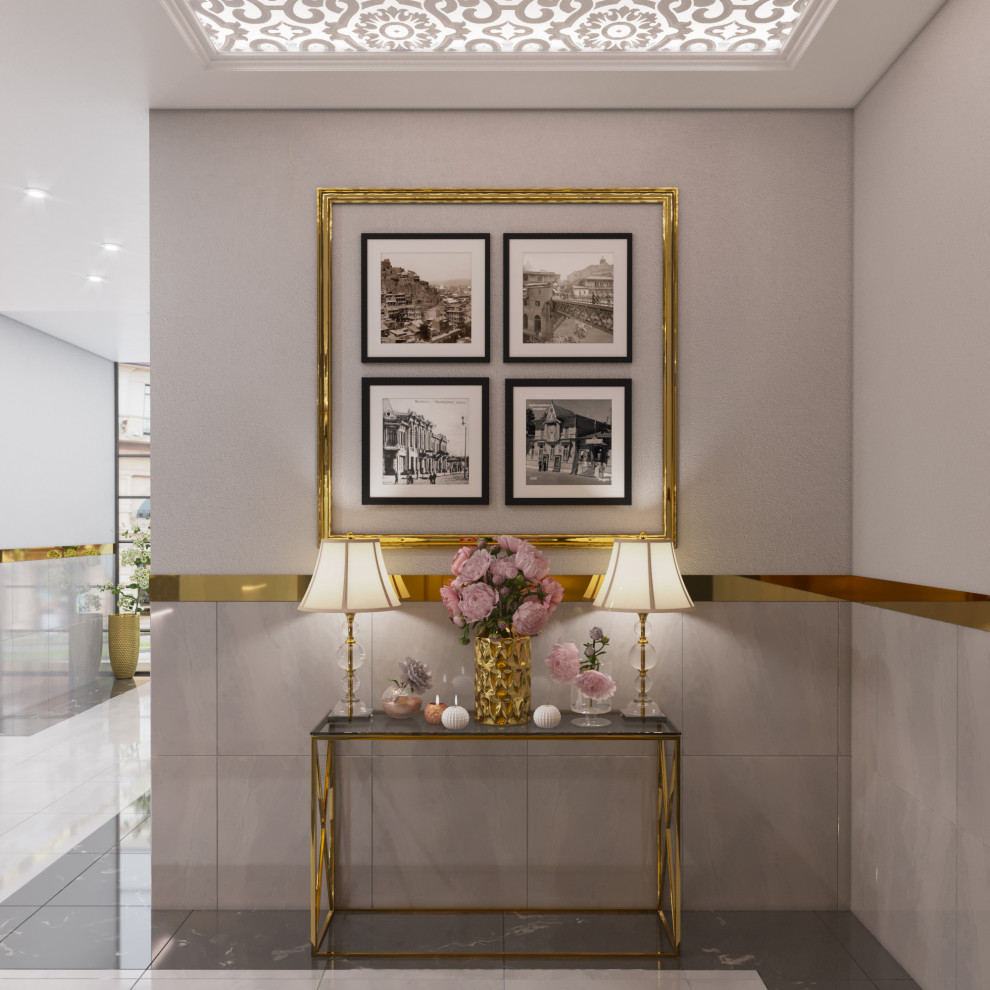 Luxury lobby in 5 star hotel