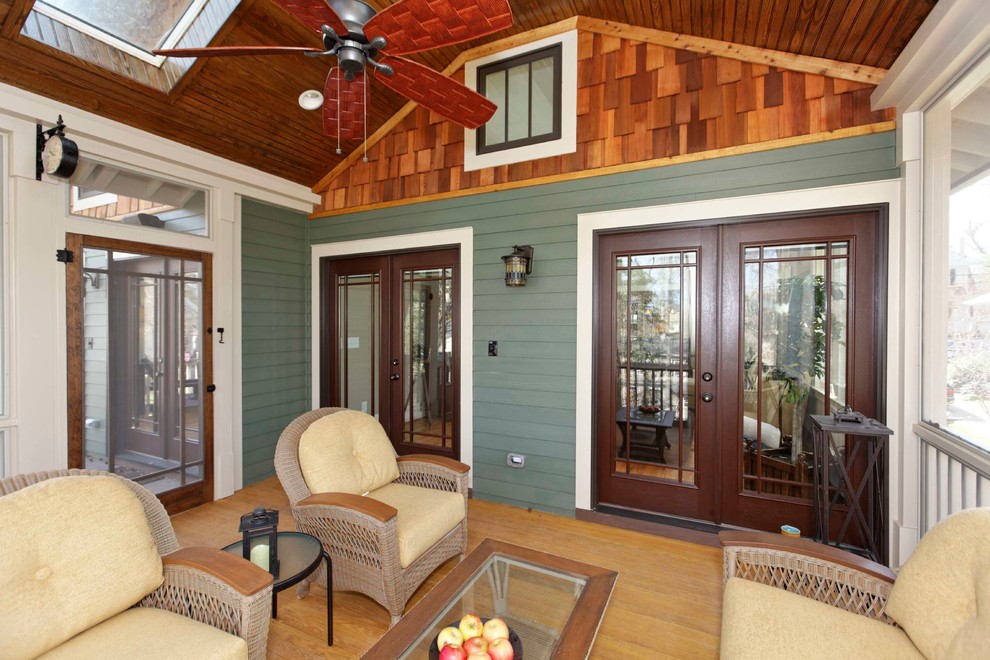 This is an example of a traditional verandah in Raleigh.