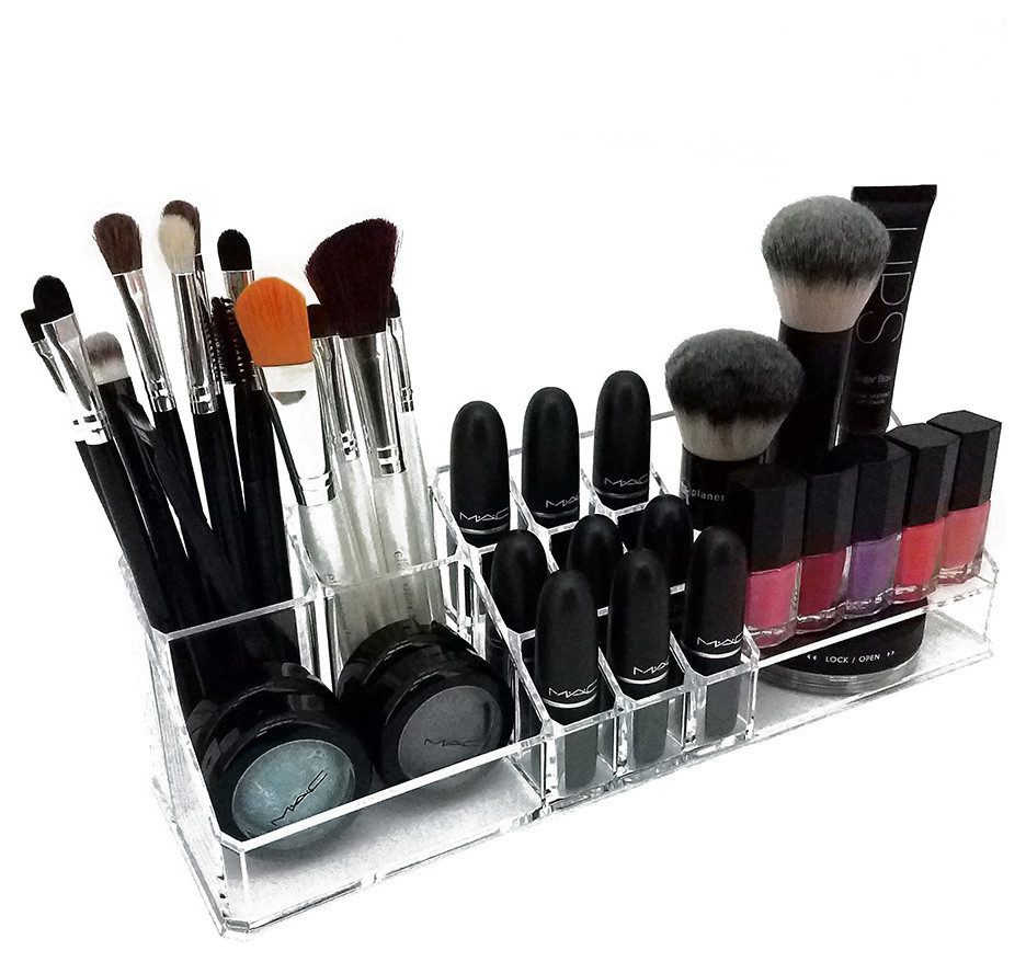 OnDisplay Cambria Deluxe Acrylic Cosmetic/Jewelry Organization Tray