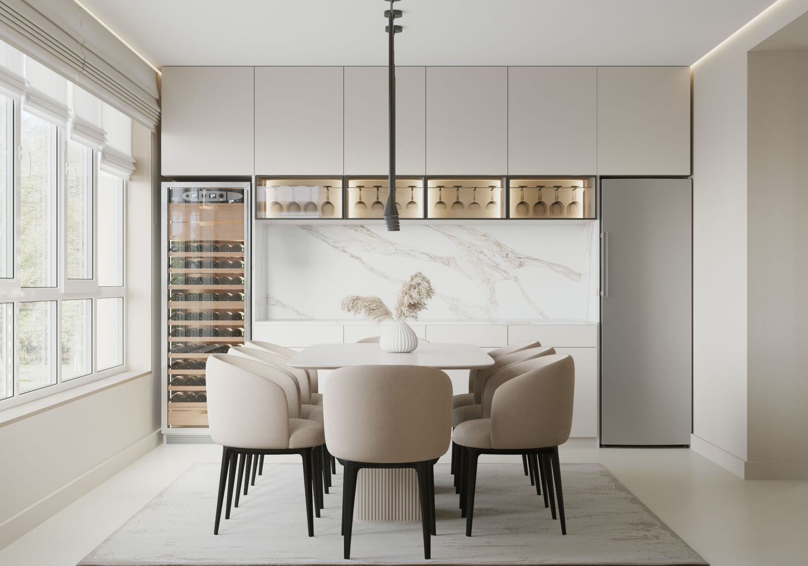 Дизайн-проект интерьера кухни в загородном доме