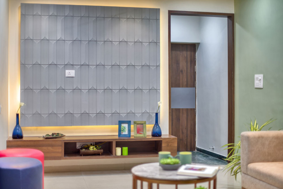 A quirky and colourful home in Ahmedabad - Modern - Living Room ...