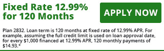 fixed rate 120 months