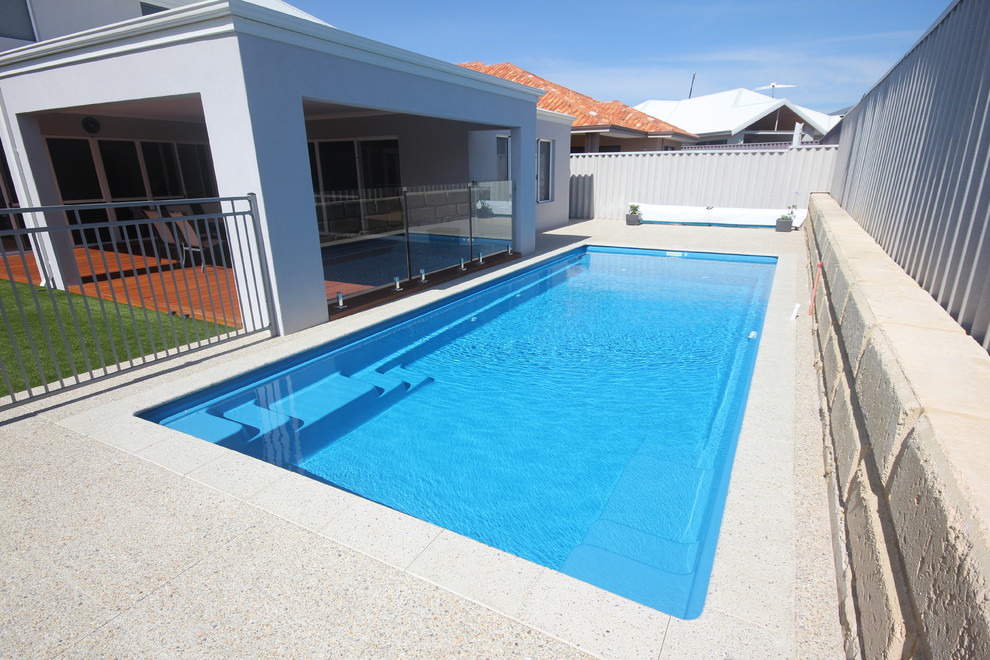 This is an example of a modern pool in Perth.