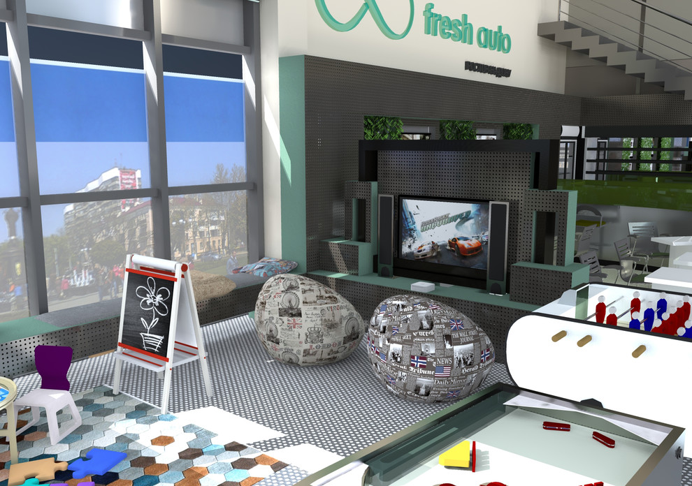 Дизайн интерьера автосалона