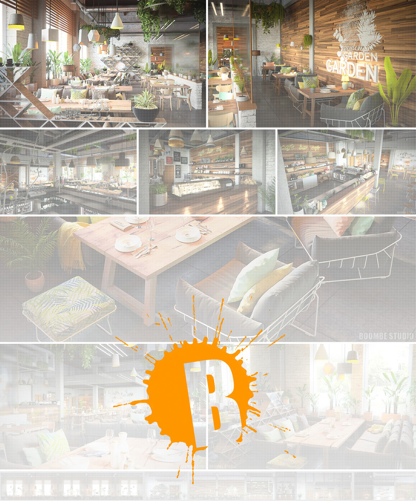 Project of "GARDEN" restaurant in Melbourne