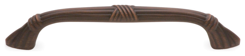 P399-5-VB Venetian bronze Criss-Cross Suite cabinet handle