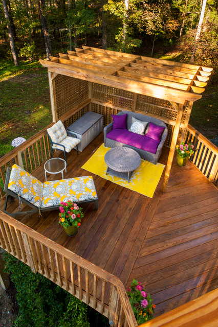 Whole house renovation - Chapel Hill NC traditional-deck