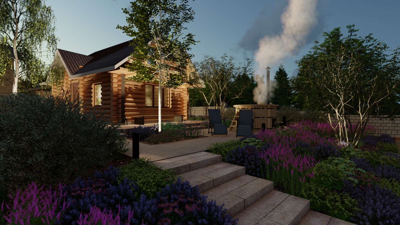 Сад "Мыльные пузыри" в с.Степаново