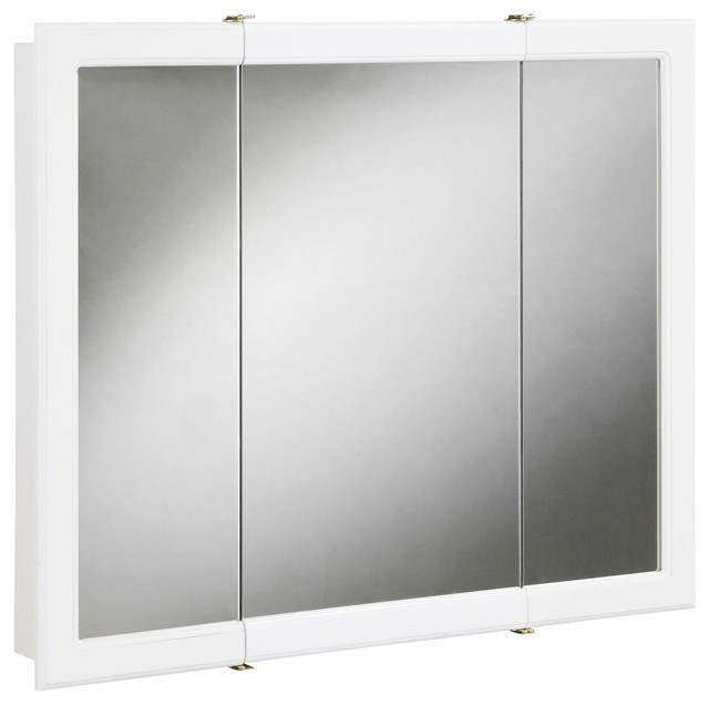 Concord 24 Bi View Medicine Cabinet White Gloss Finish Concord 24 Bi View Surface Mount Medicine Cabinet White Gloss Finish