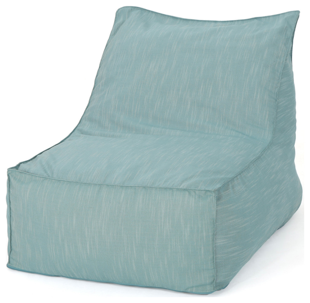 GDF Studio Tulum Outdoor Water Resistant Fabric Bean Bag Lounger
