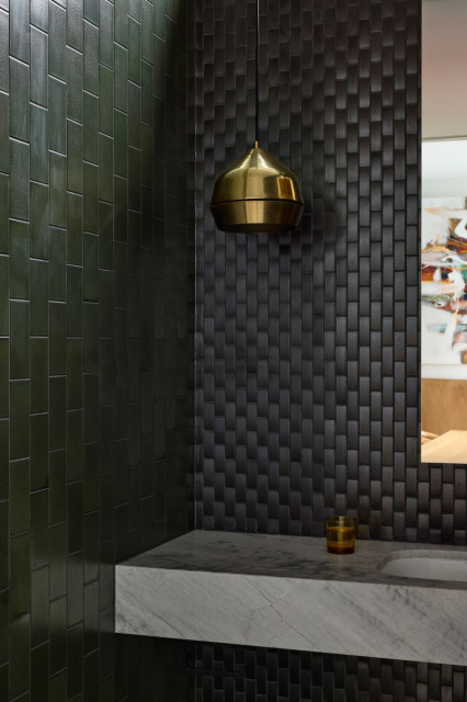 North Fitzroy House contemporary-powder-room