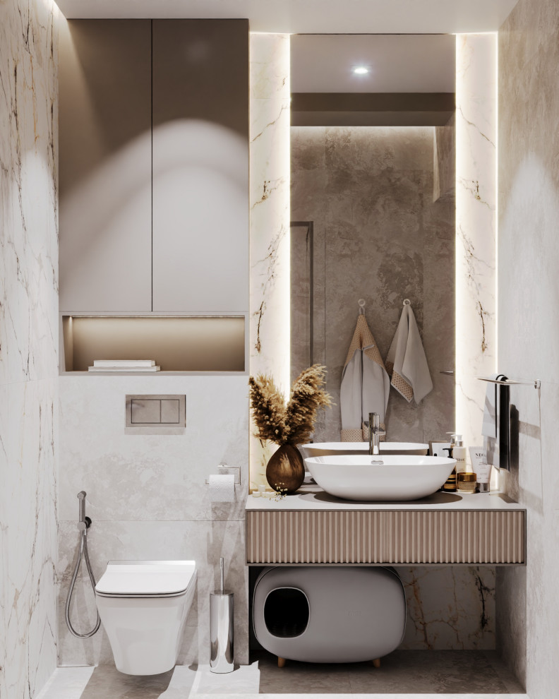 Квартира в современном стиле с природным уклоном