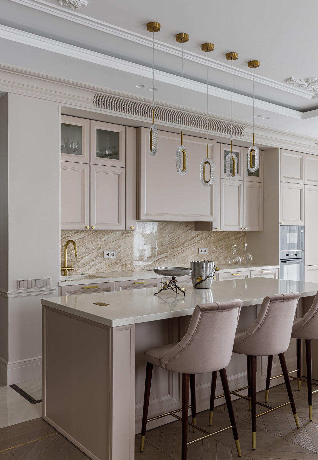 Дизайн-проект квартиры 139 м2 в ЖК "Spires"