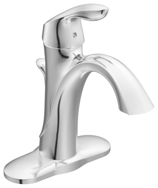 Moen Eva Single Hole Bathroom Faucet 6 X6 X9 Transitional