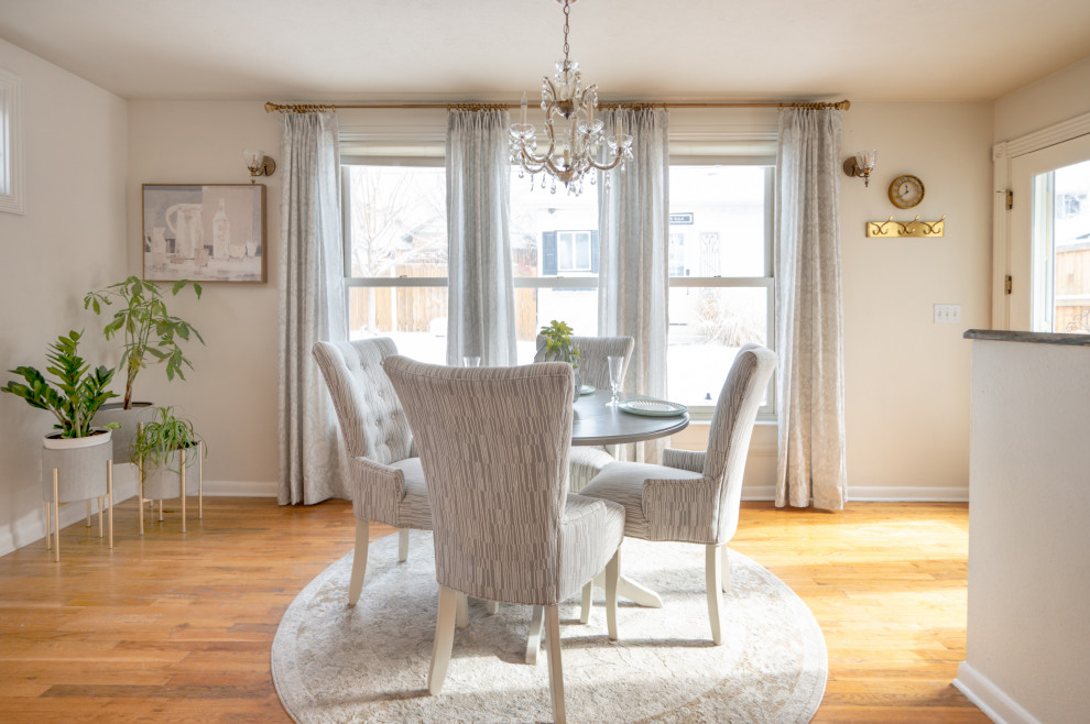 Transitional kitchen photo in Denver