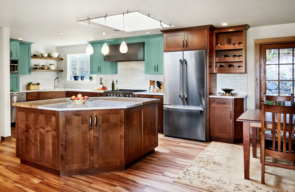 Inspiration for a transitional kitchen remodel in Portland