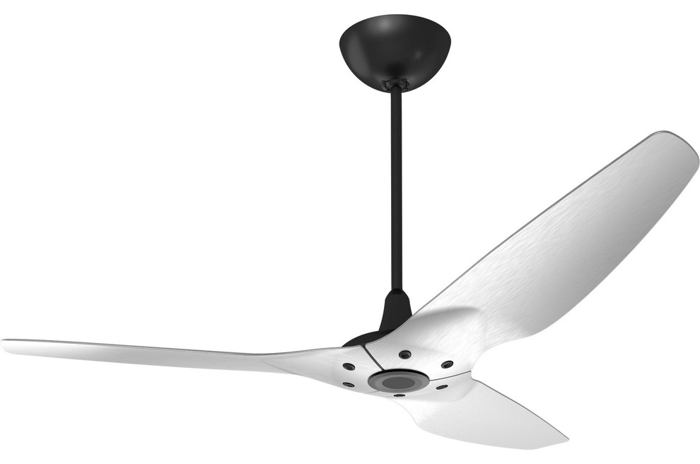 Big Ass Fans Haiku Outdoor Ceiling Fan Brushed Aluminum Black Mount 60