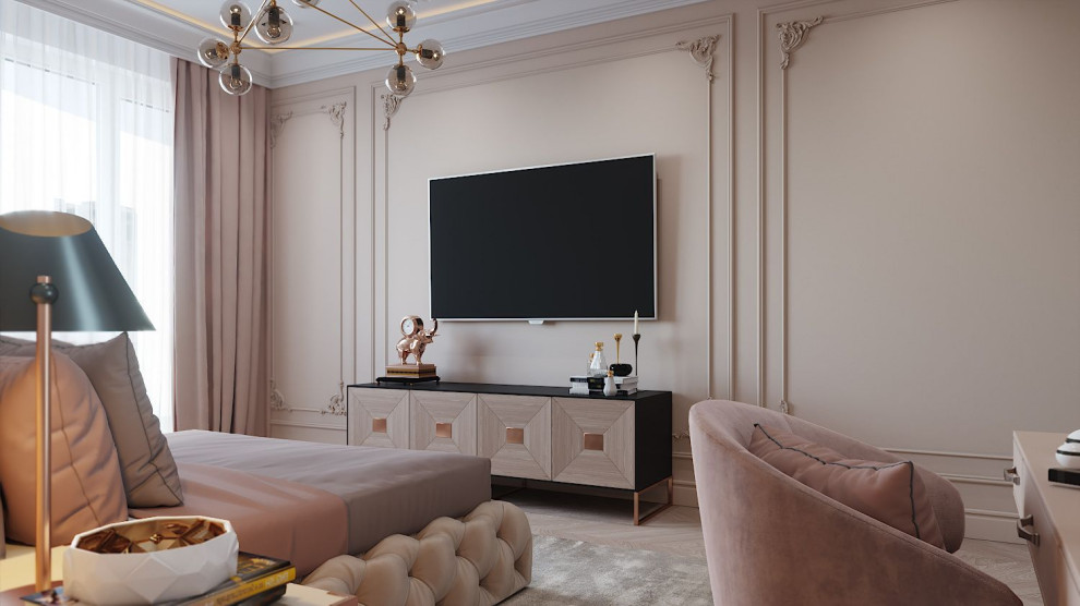 Современный интерьер в ЖК ''Сердце Столицы''